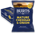 Box of Burts Mature Cheddar & Spring Onion Crisps 20 x 40g Bags
