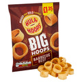 Box of 20 Hula Hoops Big Hoops BBQ Beef Crisps 70g