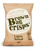 20 Bags of Brown Bag Crisps Lightly Salted 40g